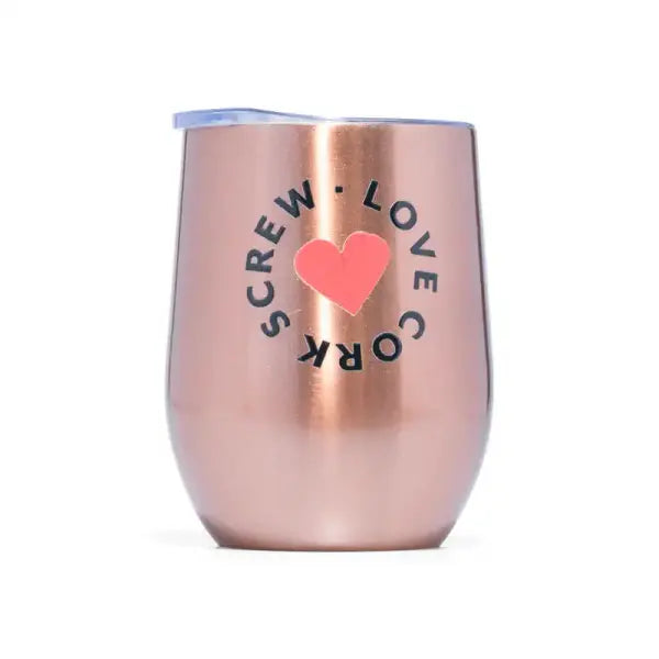 Love Cork Screw Tumbler