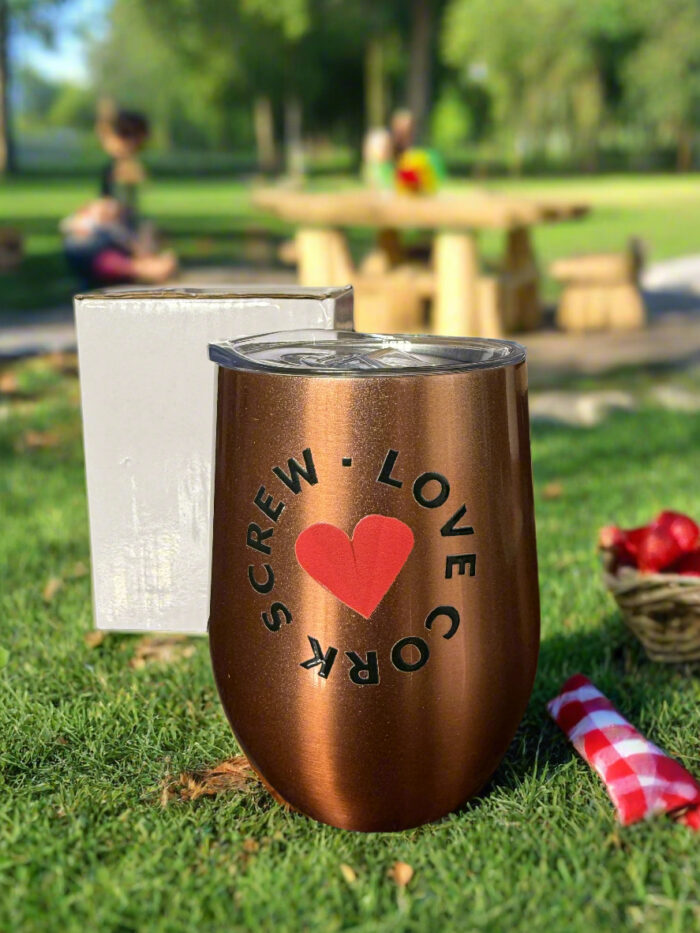 Love Cork Screw Tumbler